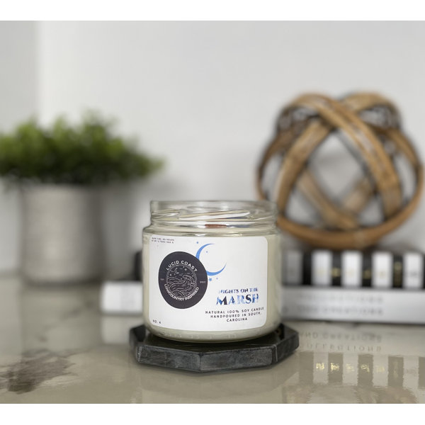 Lucid Coast Candle Company Nights On The Marsh Vegan Soy Candle Wayfair